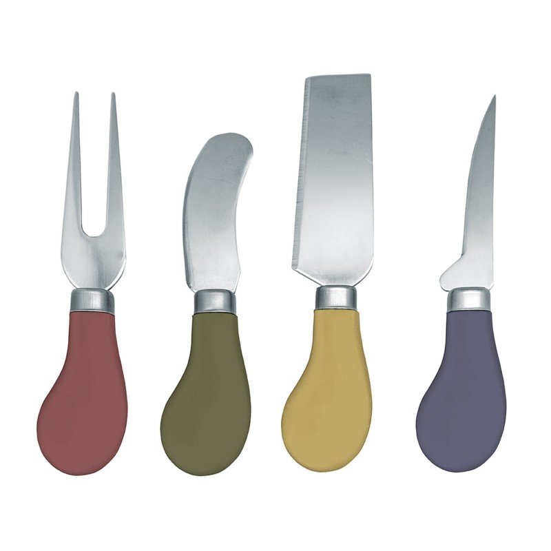 vin bouquet Set 4 cuchillos queso