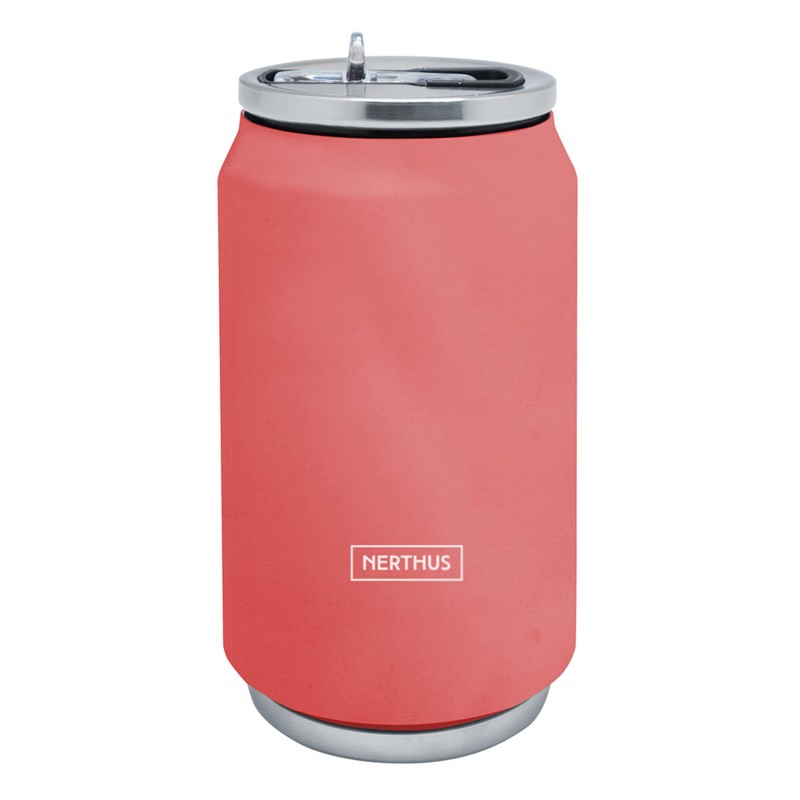 vin bouquet Lata isotérmica color CORAL 330ml doble pared