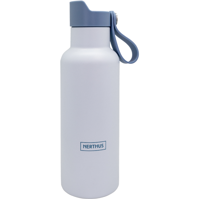 vin bouquet Botella Doble Pared Sport Tapón Click 500 ml Azul