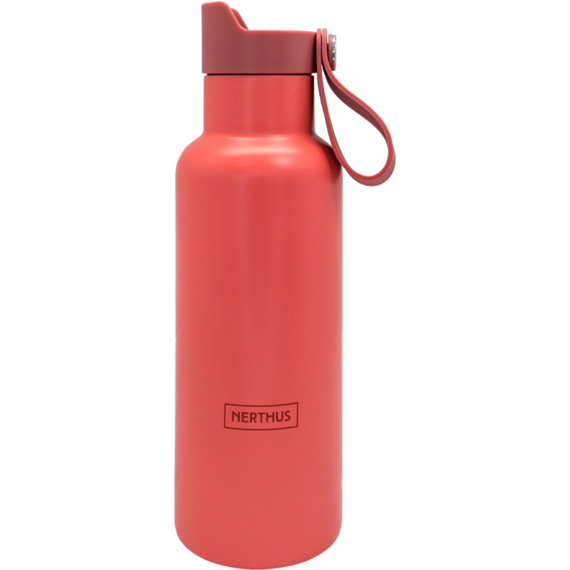 vin bouquet Botella Doble Pared Sport Tapón Click 500 ml Coral