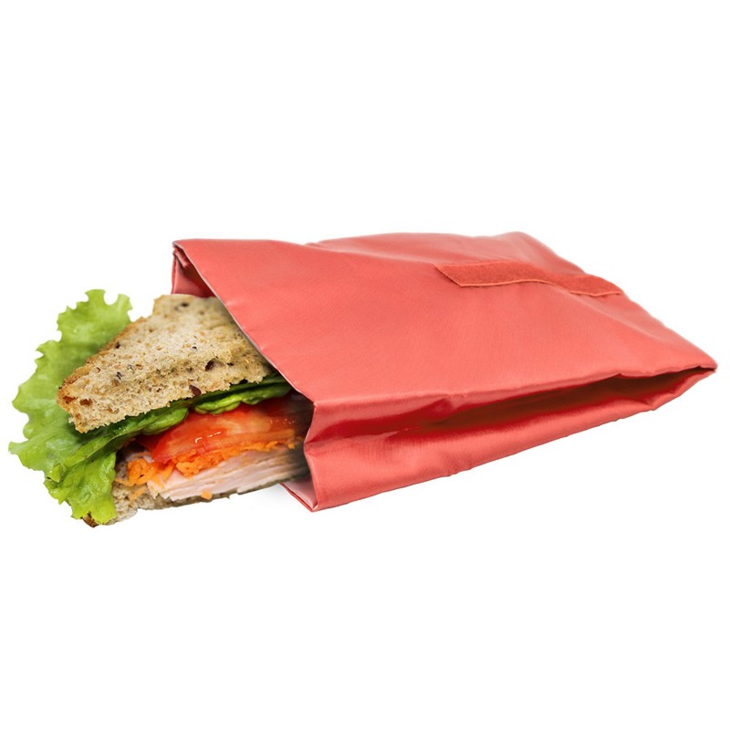 vin bouquet Bolsa reutilizable para sandwich coral