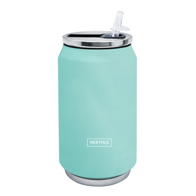 vin bouquet Lata isotérmica color TURQUESA 330ml doble pared Oferta especial
