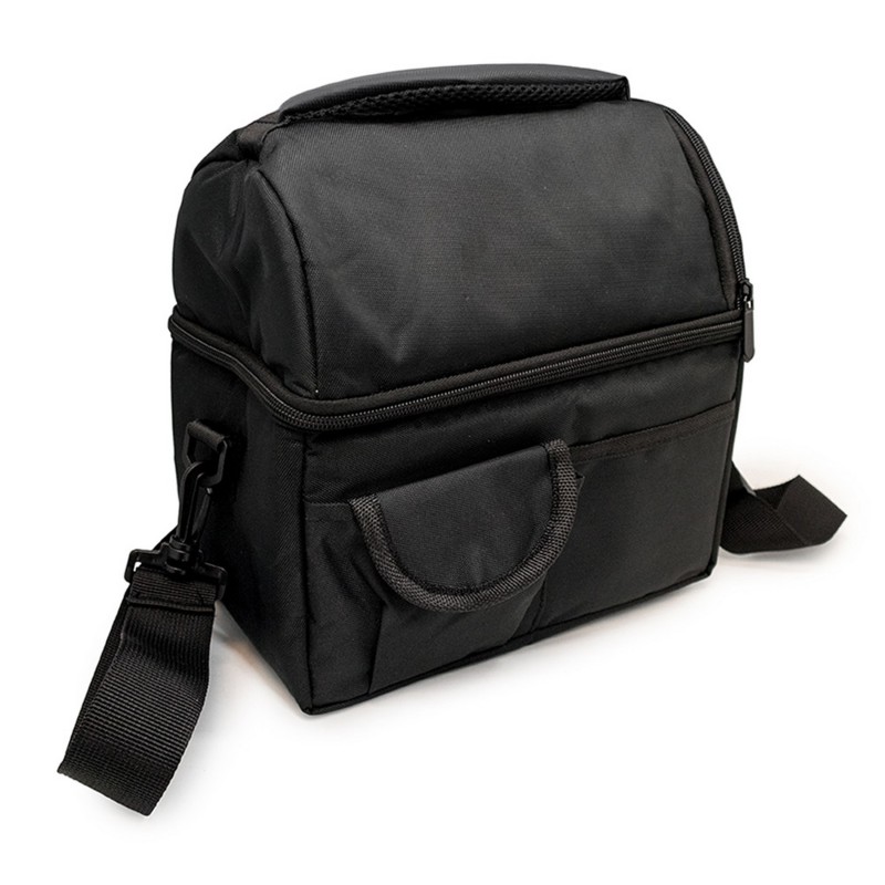 vin bouquet Bolsa Porta Alimentos Con Doble Piso color Negro Precio de fábrica
