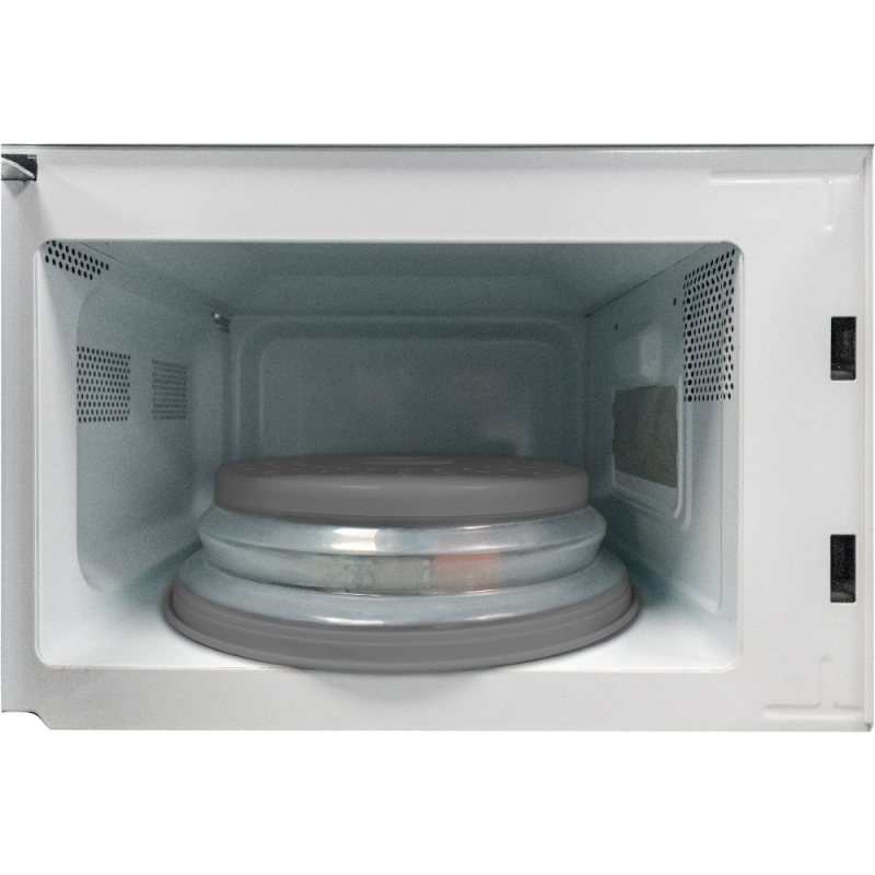 vin bouquet Tapa Plegable Multifuncional para Microondas con Protección Antisalpicaduras Gris En oferta