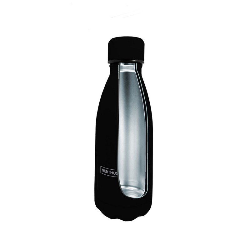 vin bouquet Botellas de Doble Pared de Acero inoxidable - 350 ml Negro Ofertas de temporada