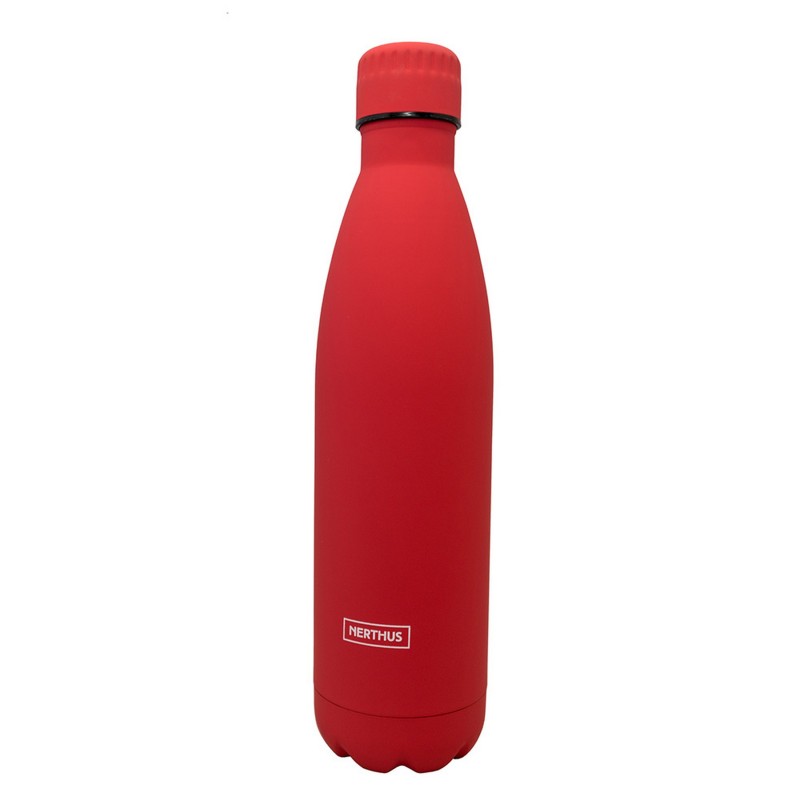 vin bouquet Botellas de Doble Pared de Acero inoxidable - 750 ml Rojo