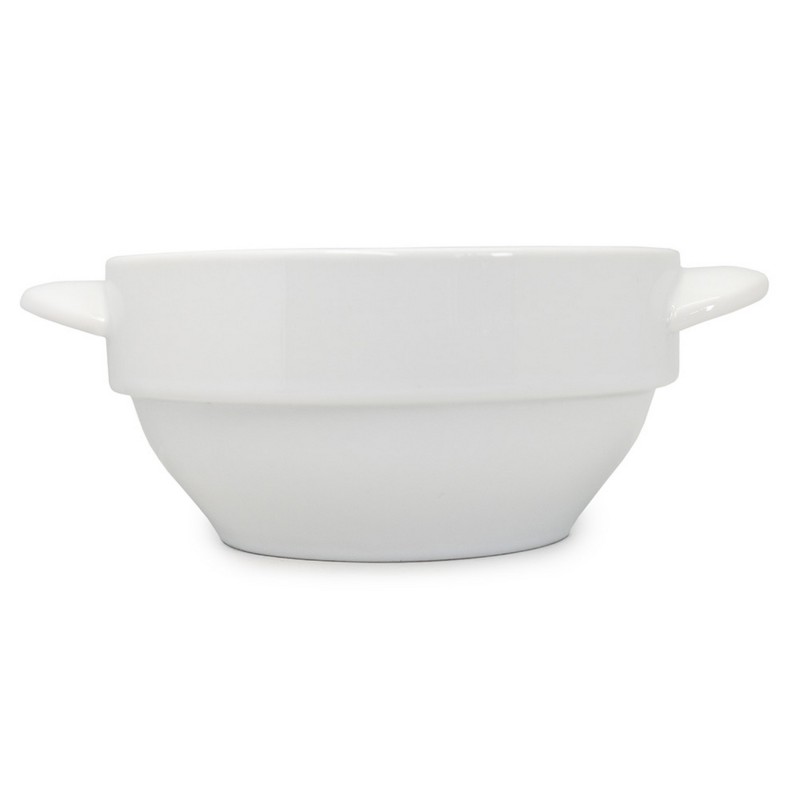 vin bouquet Cuenco de porcelana para sopa con asas Oferta especial