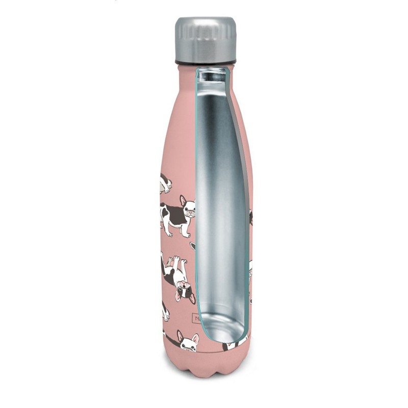 vin bouquet Botella de doble pared de acero inoxidable - 500 ml Perros Precio de fábrica
