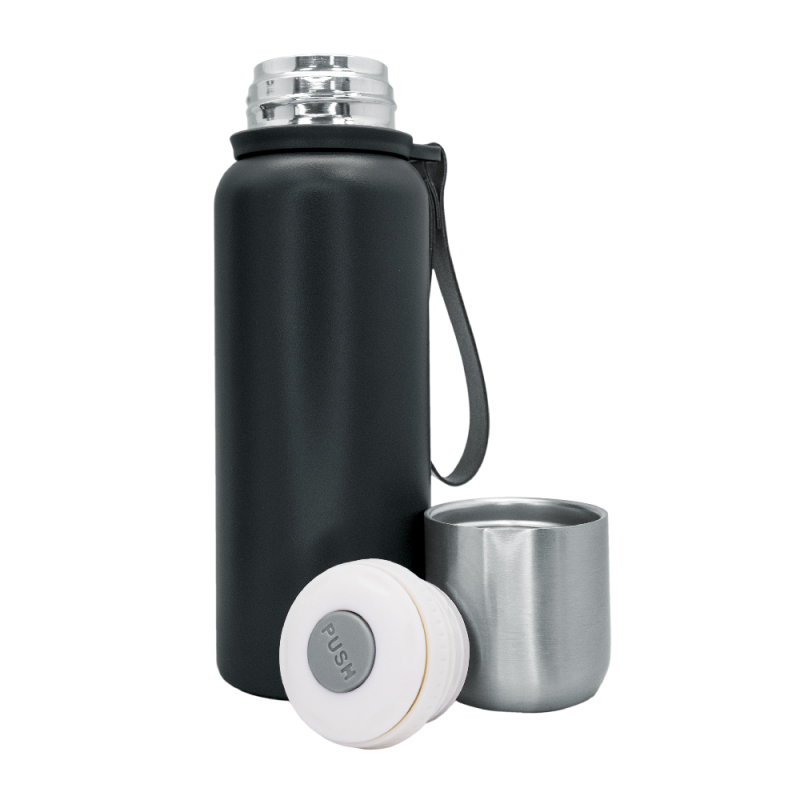 vin bouquet Termo Doble Pared Acero Inoxidable 500ml Color Negro Promoción por tiempo limitado