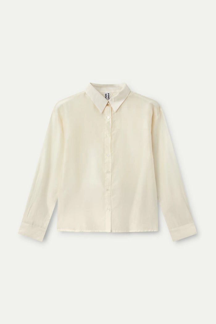 wild pony Camisa fluida blanca Superdescuento