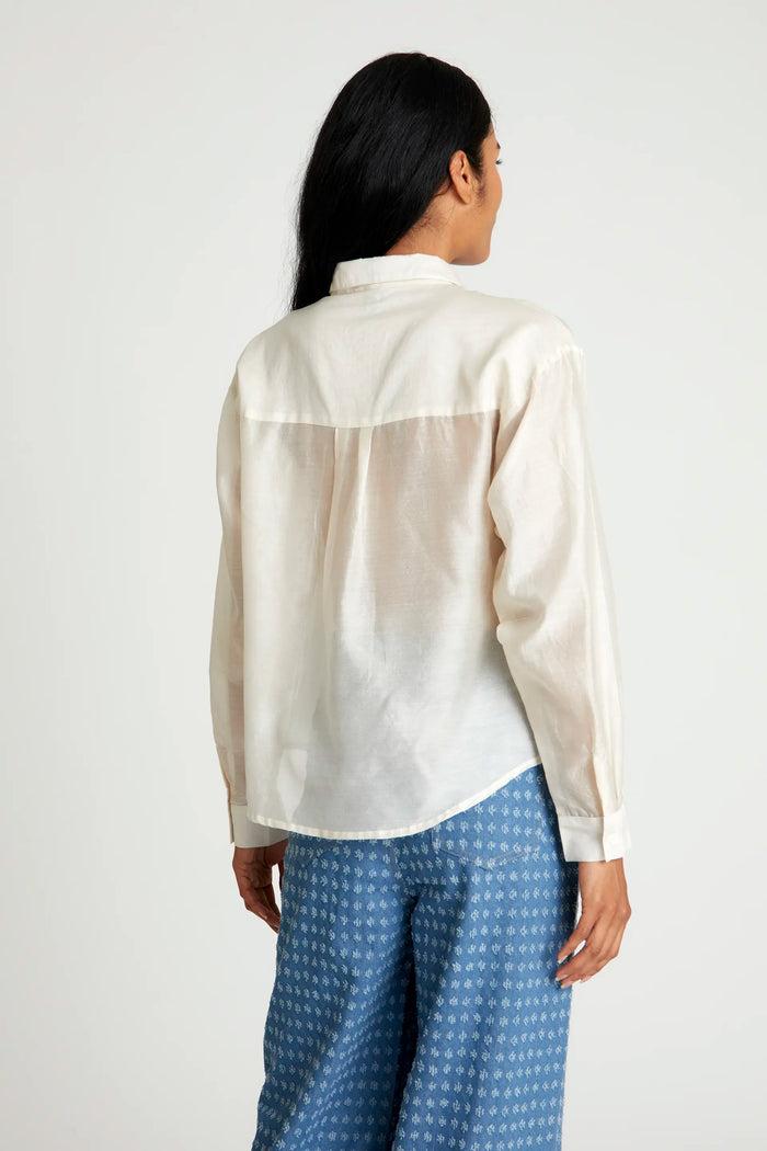 wild pony Camisa fluida blanca Superdescuento