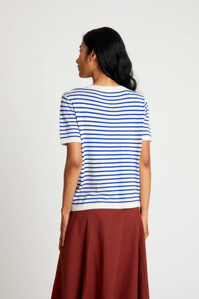 wild pony Top de punto rayas azules Envío internacional gratuito