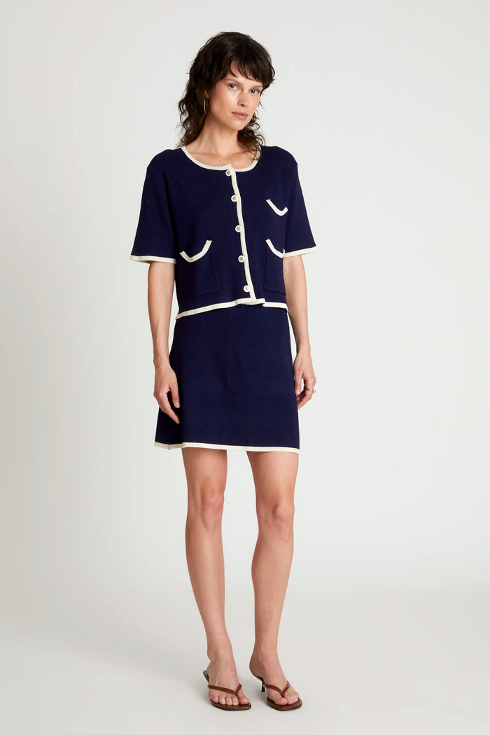 wild pony Falda corta punto azul marino Grandes ahorros