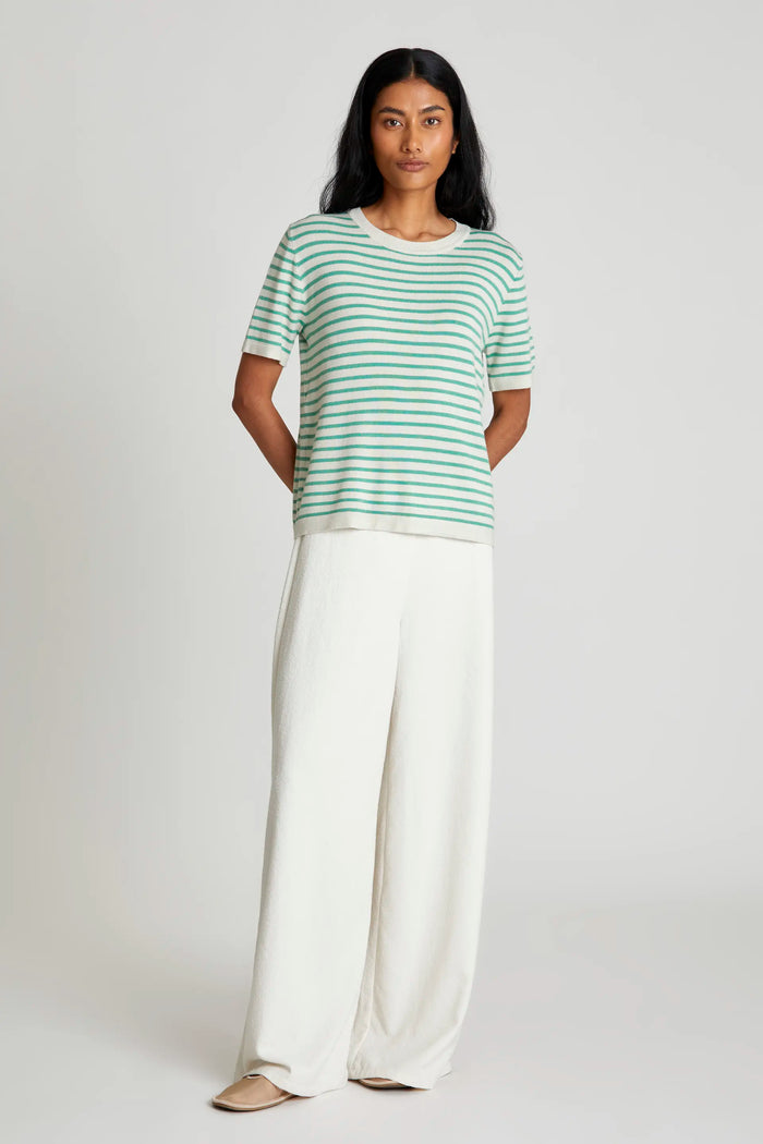 wild pony Top de punto rayas verdes 2025
