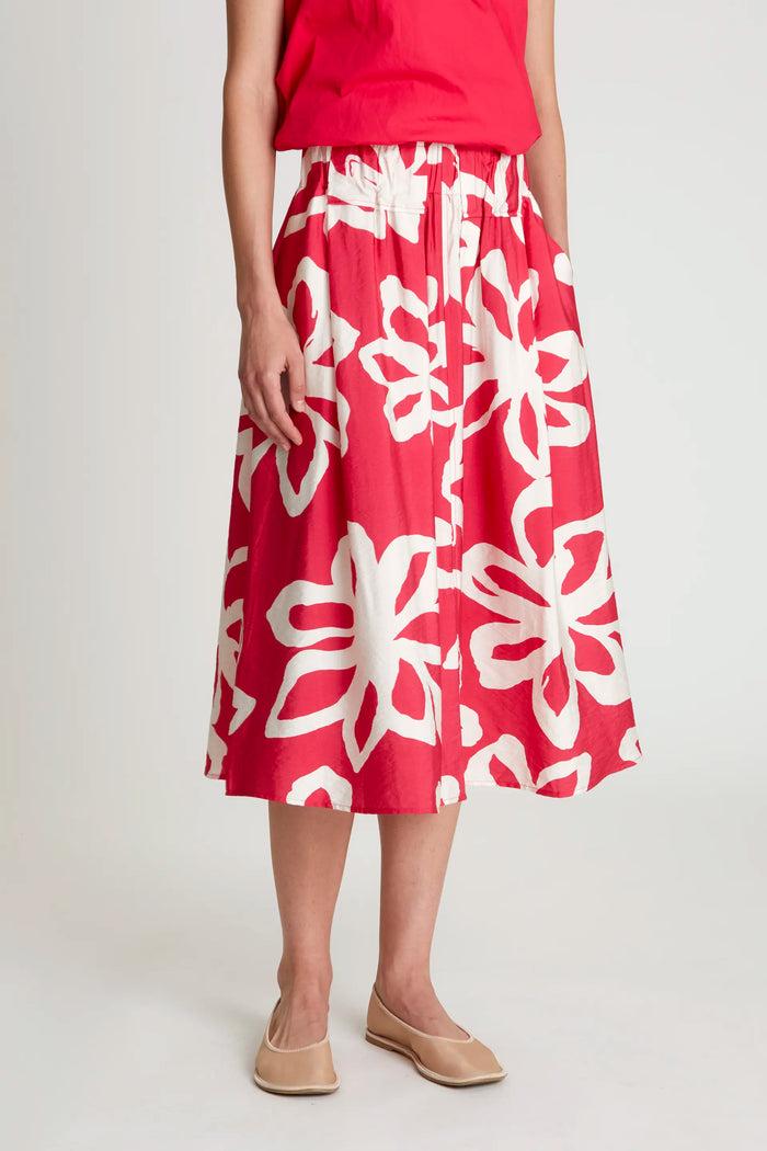 wild pony Falda midi floral Gaura