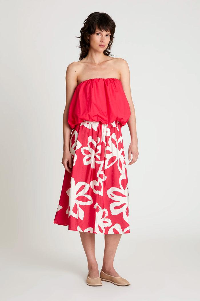 wild pony Falda midi floral Gaura Tienda