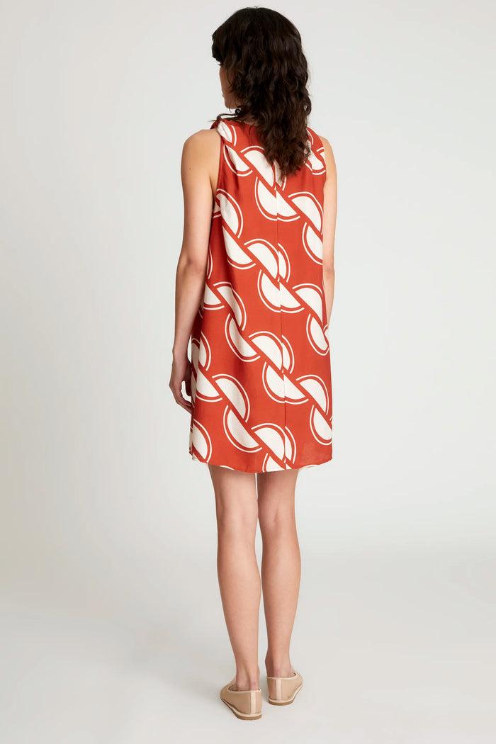 wild pony Vestido corto estampado geométrico Coco Oferta especial de fábrica