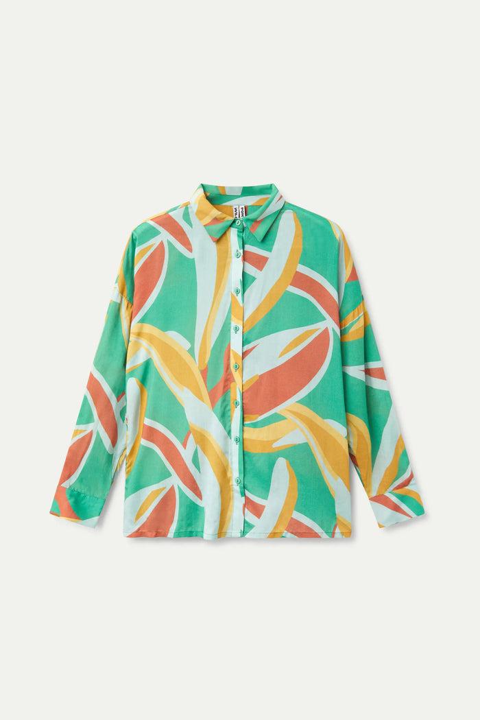 wild pony Camisa estampado floral Bromelia Precios de Black Friday