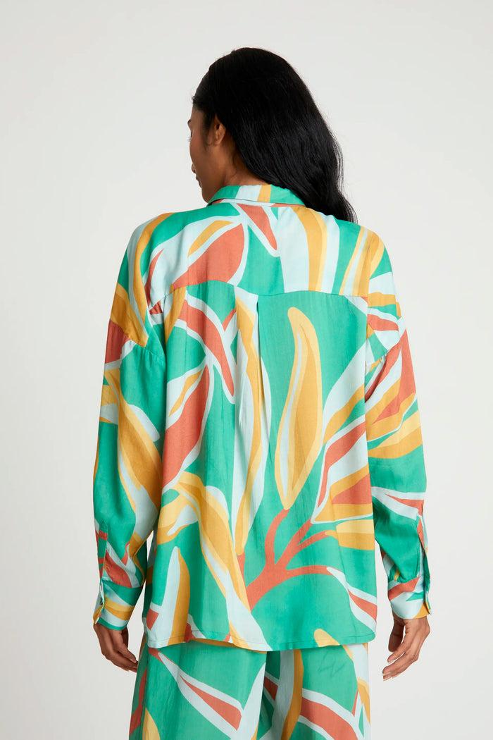 wild pony Camisa estampado floral Bromelia Precios de Black Friday