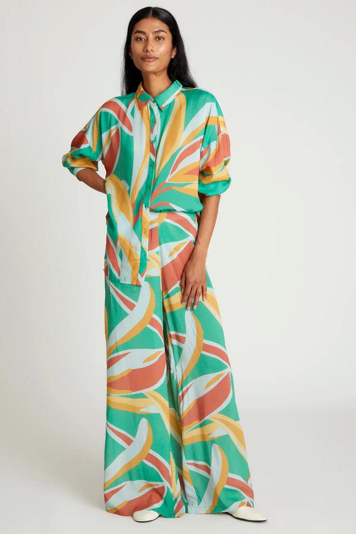 wild pony Camisa estampado floral Bromelia Precios de Black Friday