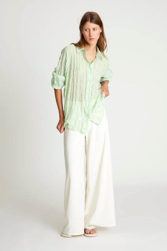 wild pony Camisa textura verde En oferta
