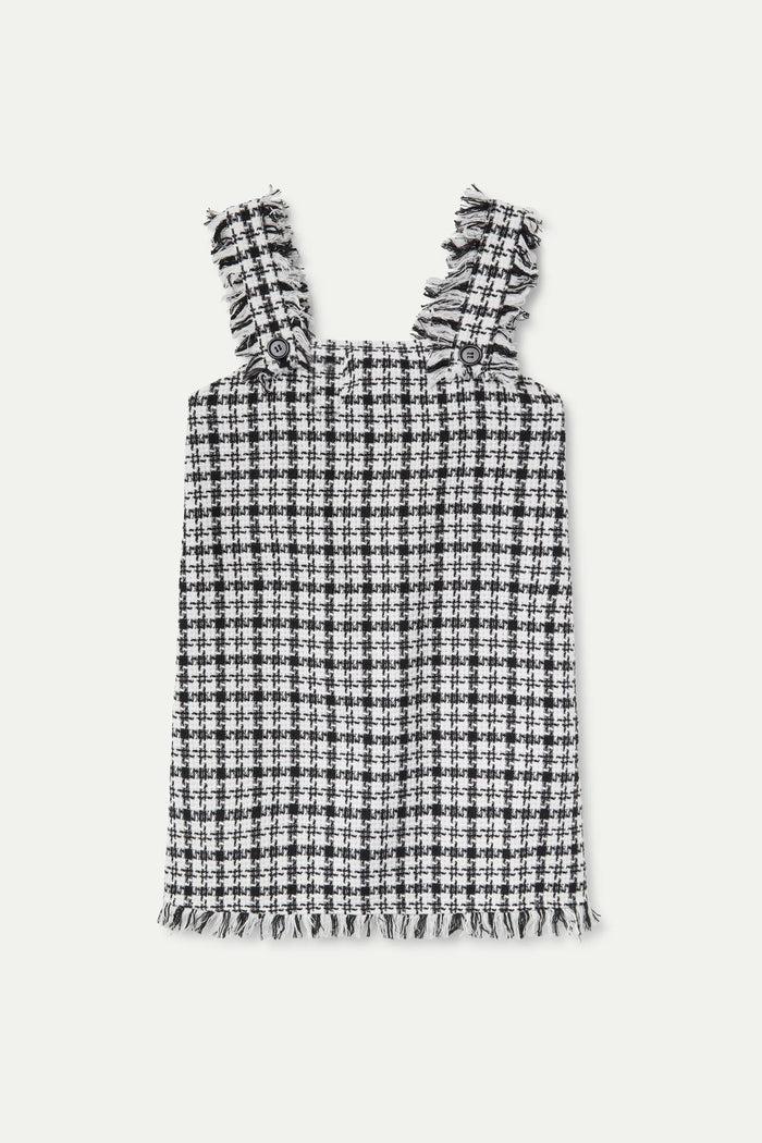 wild pony Vestido corto tweed negro Oferta exclusiva