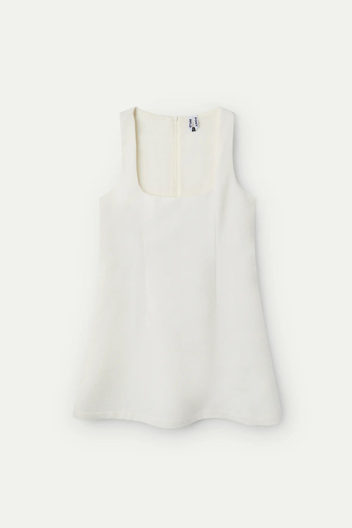 wild pony Vestido corto tweed blanco En línea