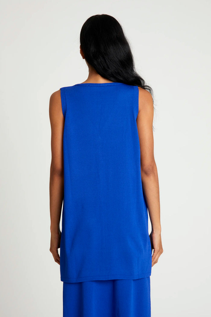 wild pony Top chaleco de punto azul Outlet online