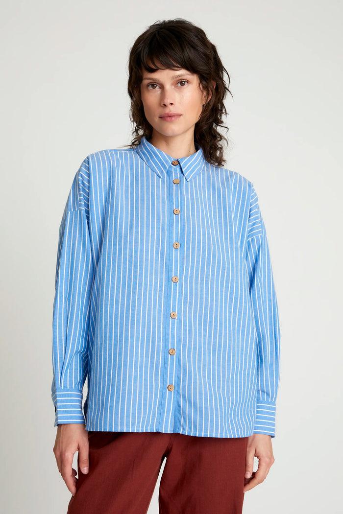 wild pony Camisa estampado de rayas azules