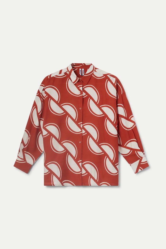 wild pony Camisa estampado geométrico Coco Gran oferta