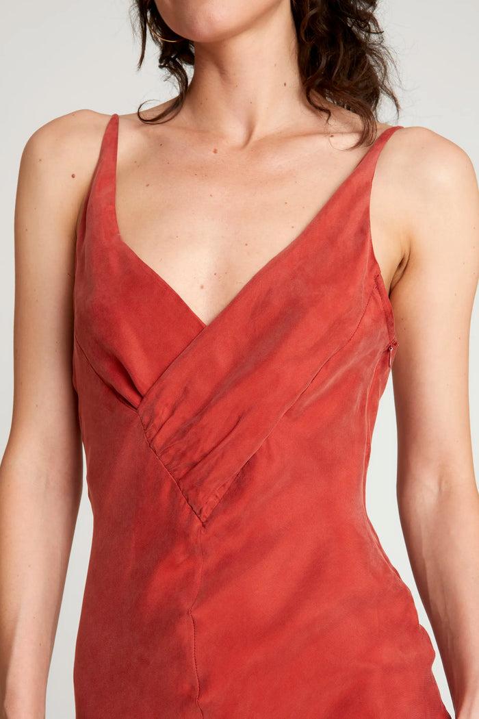 wild pony Vestido largo tirantes marrón Rebajas de fábrica
