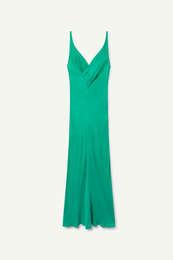 wild pony Vestido largo tirantes verde Rebajas top