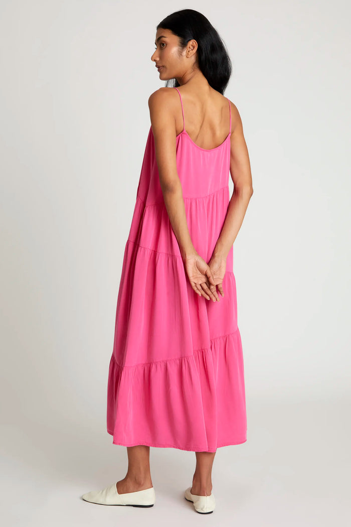 wild pony Vestido largo amplio rosa Solo hoy