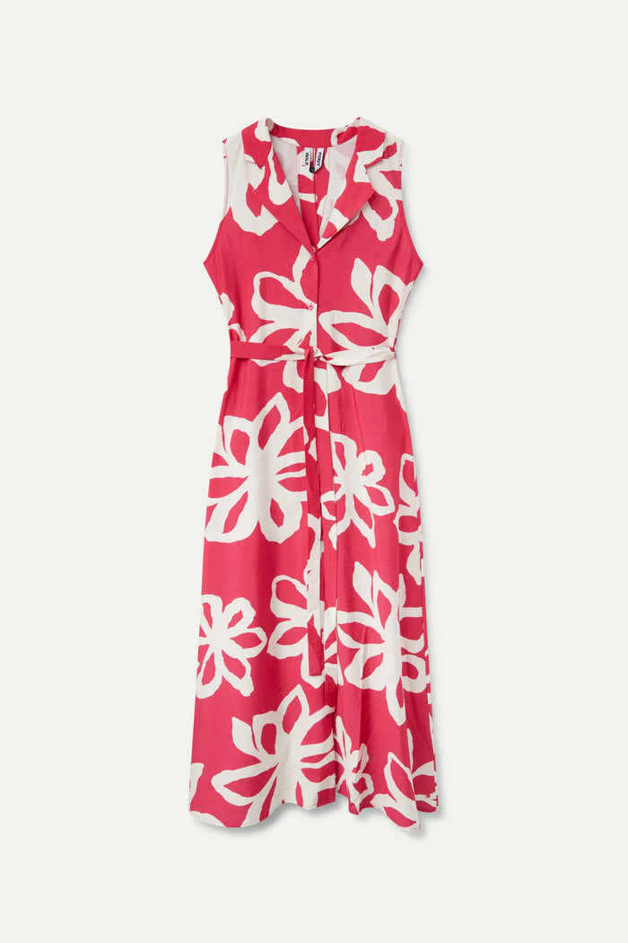 wild pony Vestido largo camisero floral Gaura Tienda de fábrica