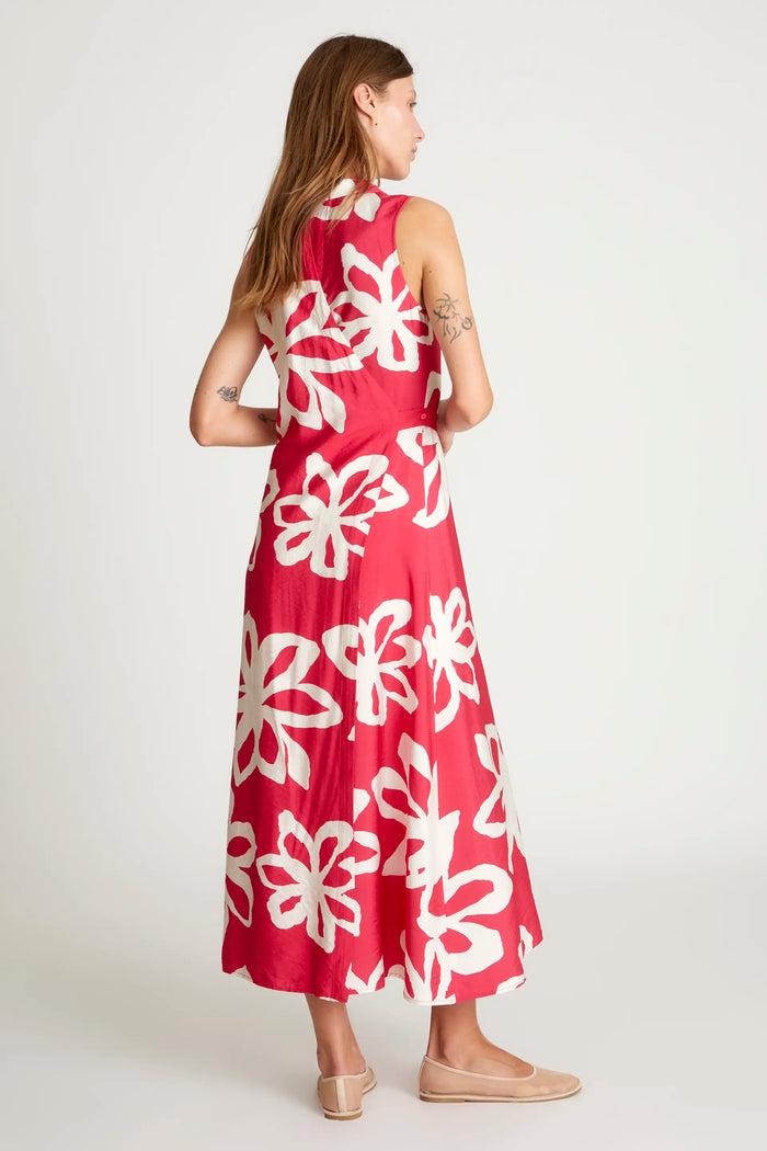 wild pony Vestido largo camisero floral Gaura Tienda de fábrica