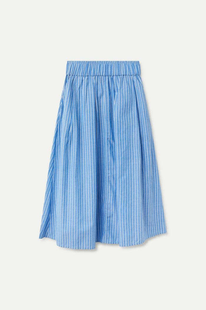wild pony Falda midi estampado de rayas azules Grandes ahorros