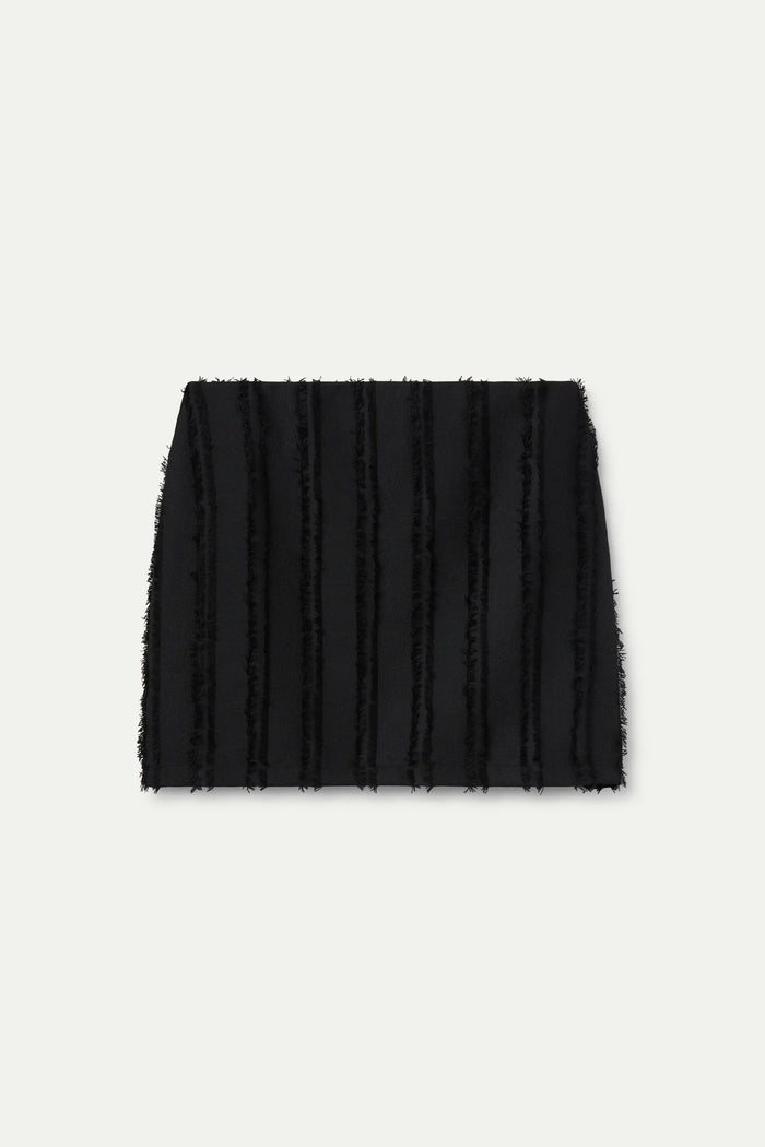 wild pony Falda midi texturizada negra Ofertas