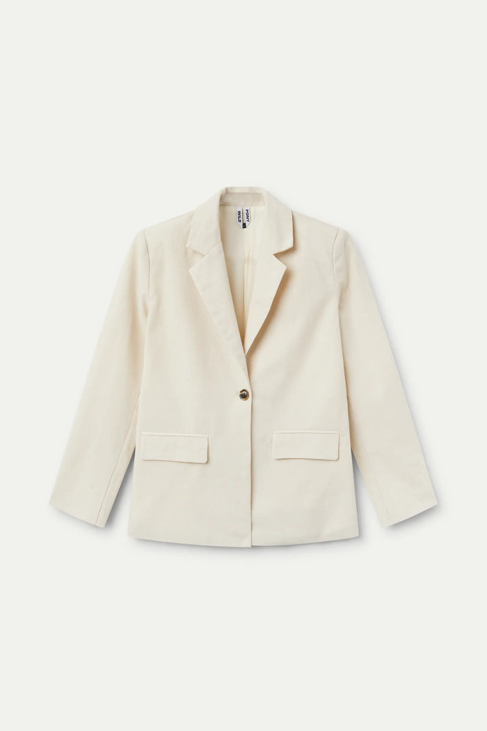 wild pony Blazer lino blanco Rebajas de fábrica