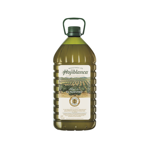 Alcampo MAESTROS DE HOJIBLANCA Aceite de oliva virgen extra garrafa de 5 l