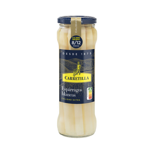 Alcampo CARRETILLA Espárragos blancos 8/12 piezas frasco de 250 g