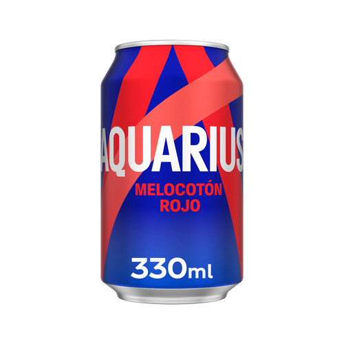Alcampo AQUARIUS Bebida de sabor a melocotón en formato lata 33 cl