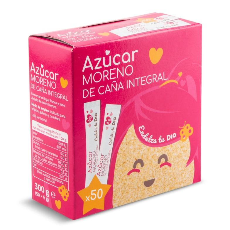Dia Azúcar moreno en sobres Dia caja 300 g