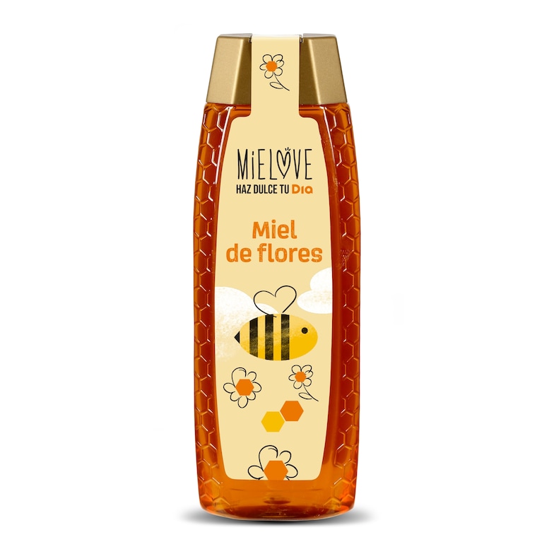 Dia Miel de flores antigoteo Mielove de Dia frasco 500 g