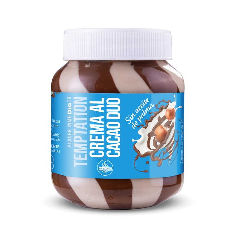 Dia Crema de cacao con avellanas dúo Temptation de Dia bote 400 g