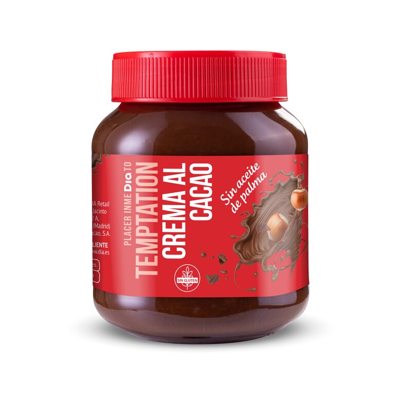 Dia Crema de cacao con avellanas Temptation de Dia bote 400 g