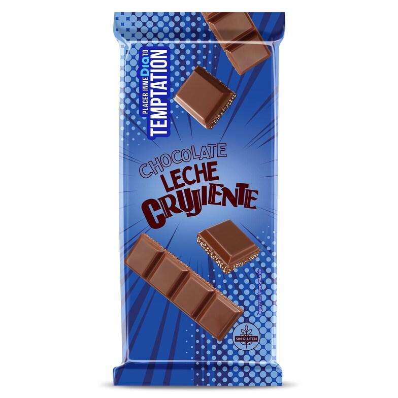 Dia Chocolate con leche crujiente Temptation de Dia 75 g