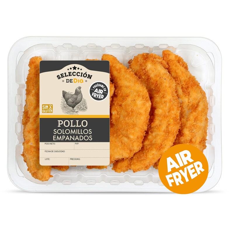 Dia Solomillo de pollo empanado Selección de Dia bandeja 600 g aprox