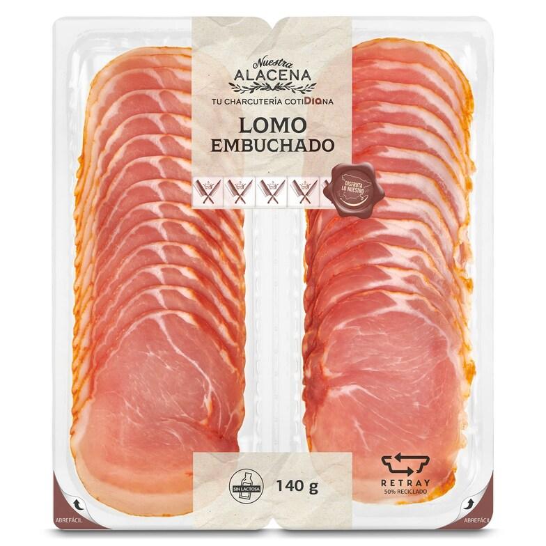 Dia Lomo embuchado Nuestra Alacena de Dia bandeja 2 x 70 g