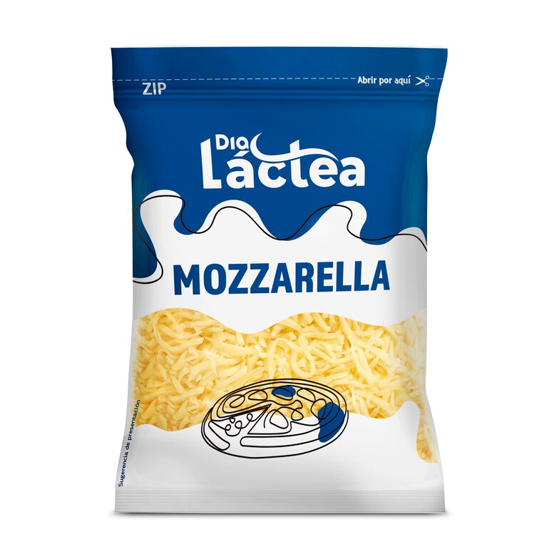 Dia Queso mozzarella rallado Dia Láctea bolsa 200 g