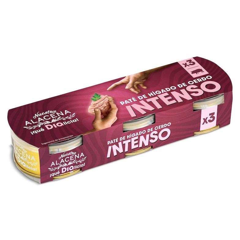 Dia Paté de cerdo intenso Nuestra Alacena de Dia pack 3 x 75 g